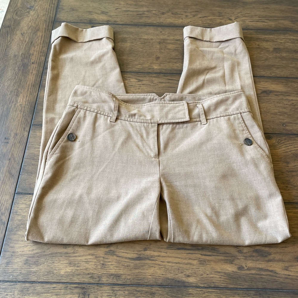LOFT Tan Ankle Pants